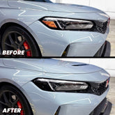Headlight Amber Delete Pre-cut Smoke Overlay for 2022+ Honda Civic Hatch Sedan Type-R FL5